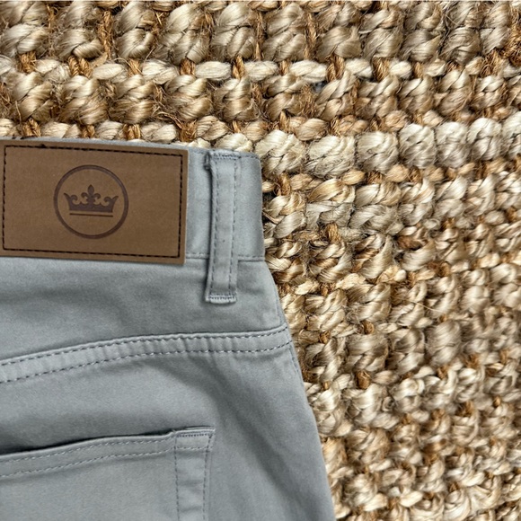 Peter Millar Gray Chino Men’s Pants (33x32) Gray - Picture 1 of 8